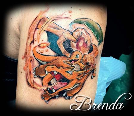 Brenda Kaye - Charmander riding a Charizard 